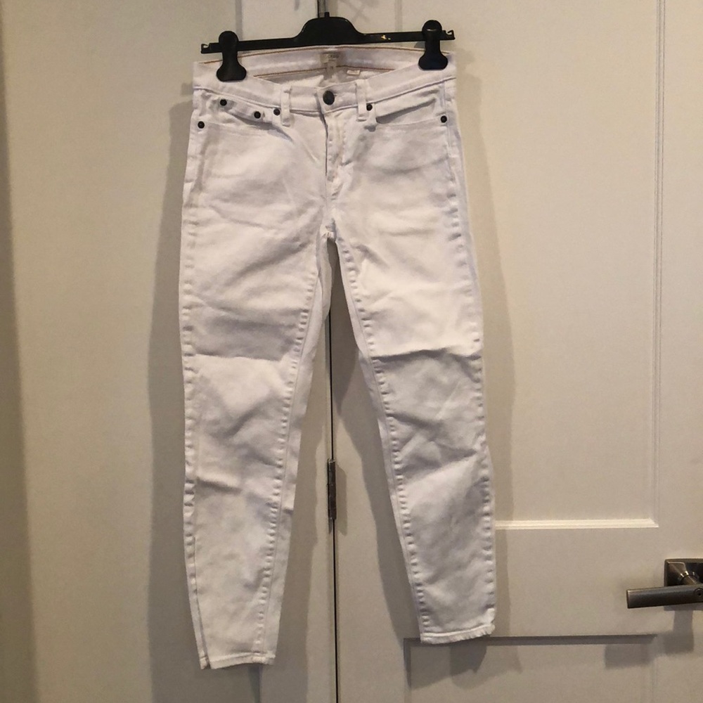 J crew white jeans